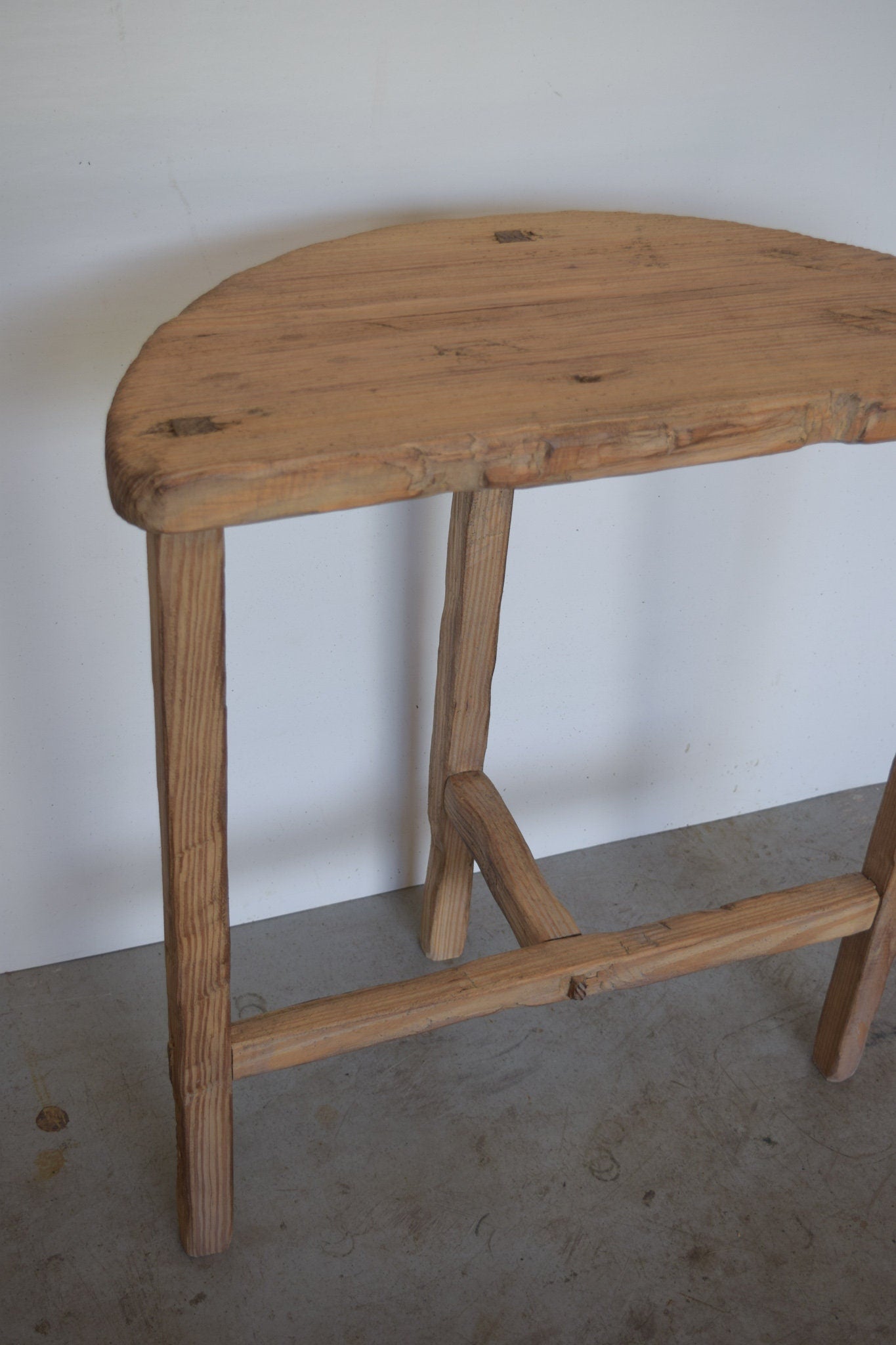 Made To Order: Demilune accent table