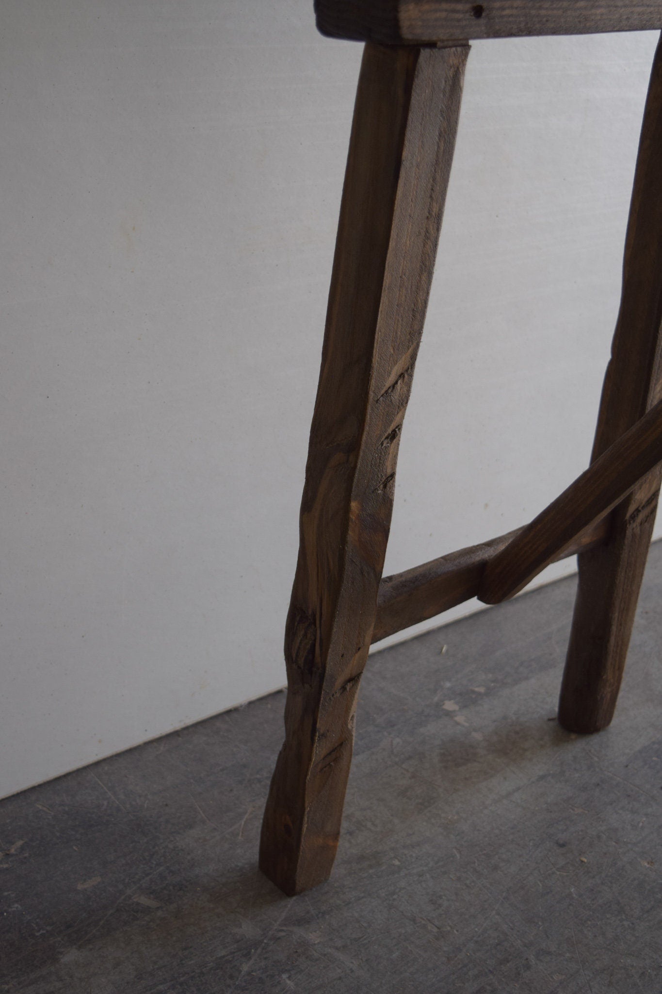 Made To Order: Dark Wooden Console Table 48" Long
