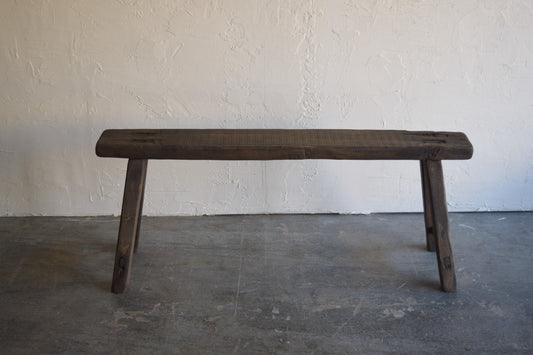 Made To Order: Slender Bench Dark Wood