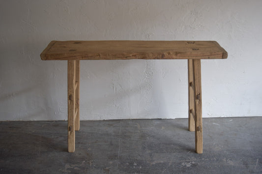 Made To Order: Slim Open Wooden Console/sofa table