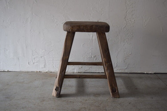 Made To Order: Small Unique Vintage-Style Wooden Stool