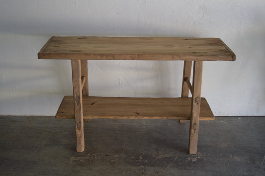 Made To Order: Console Table With Shelf