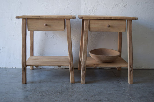 Made To Order: Nightstand With Shelf and Drawer *Sold individually