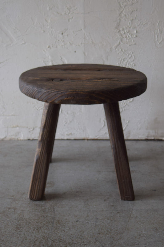 Made To Order: Small Round Accent Table Dark