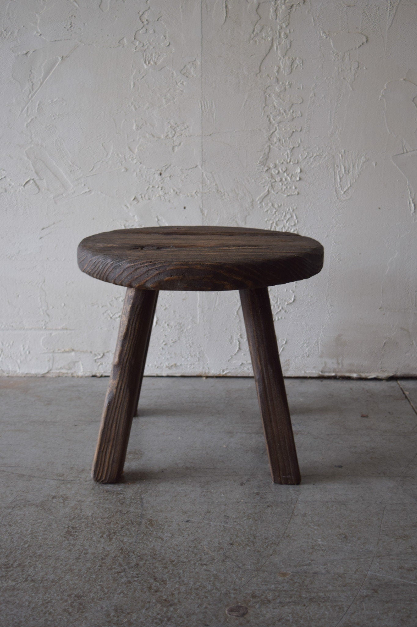 Made To Order: Small Round Accent Table Dark