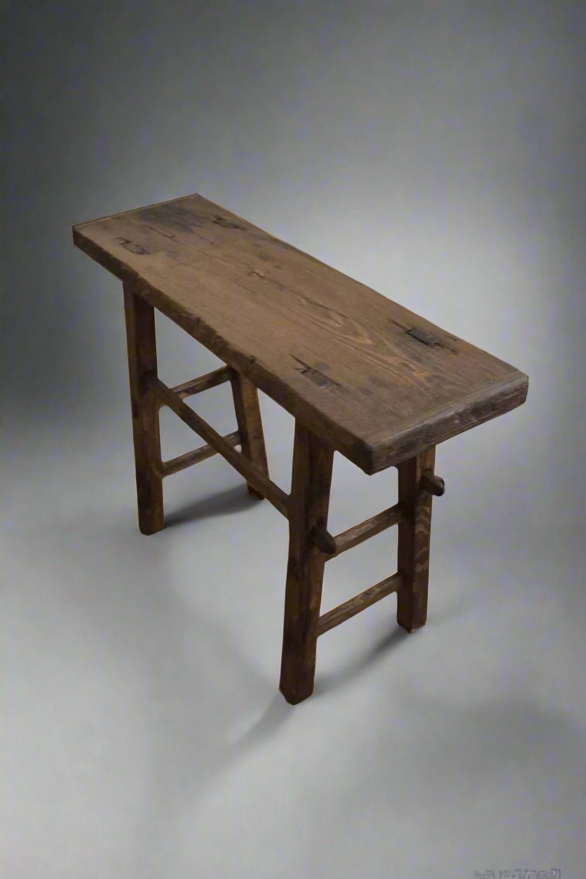 36" Long Dark sofa table antique Inspired