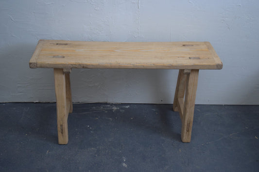 Accent bench wood antique-inspired 39" L