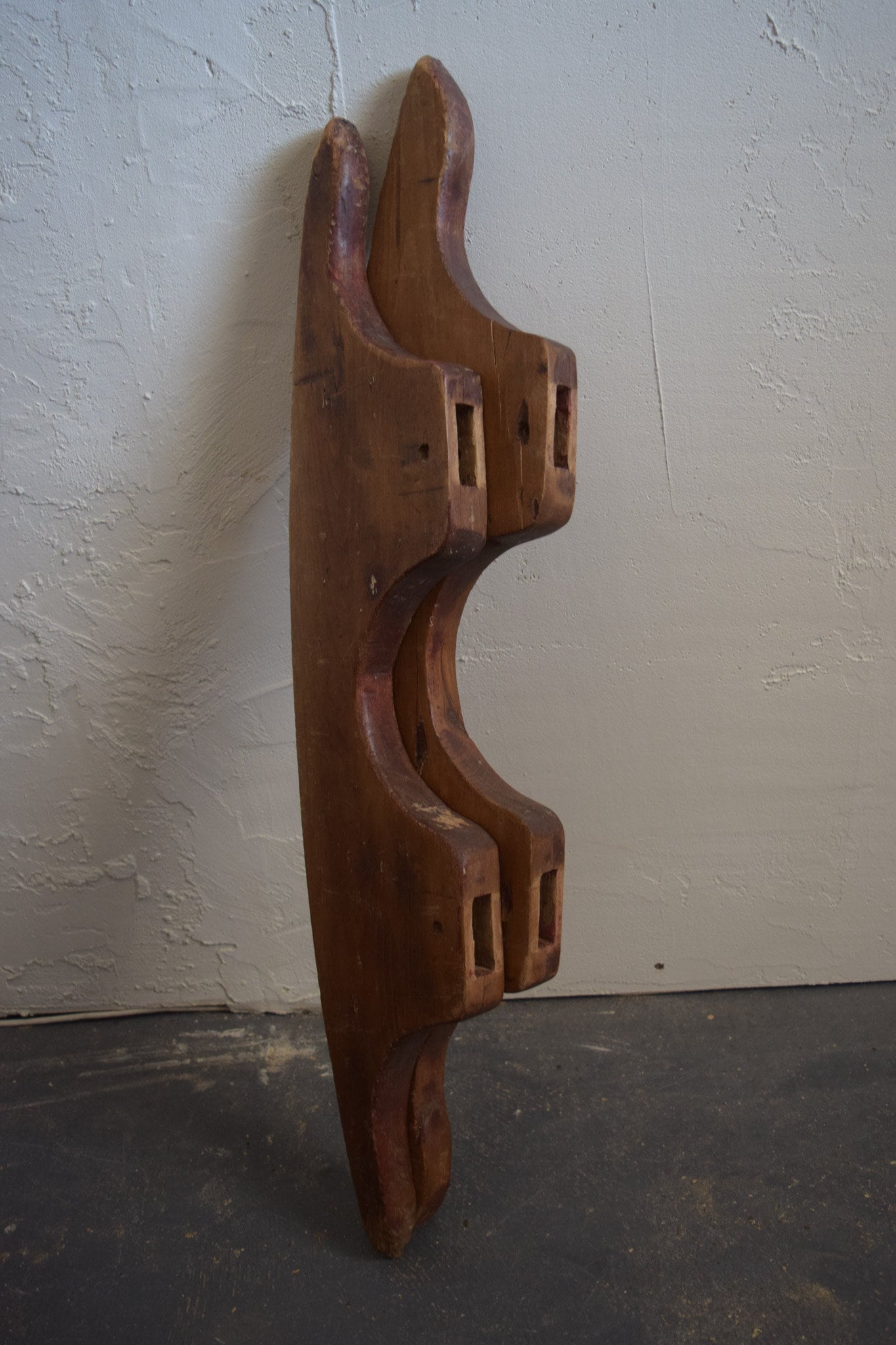 Primitive Solid Wood Rocking Cradle