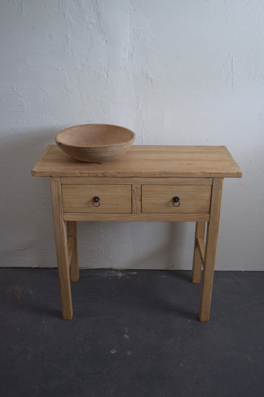 Solid Wood Console Table with two drawers 34" Long