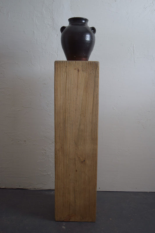 Large Solid Wood Pedastal