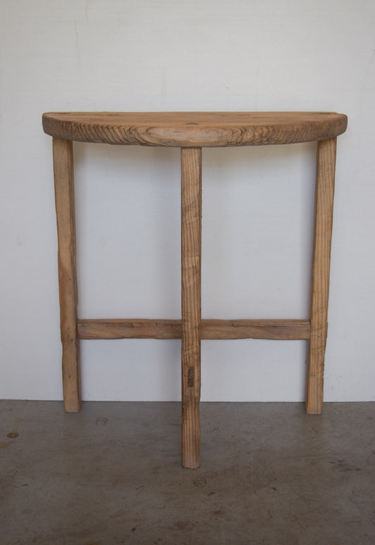 Made To Order: Demilune accent table