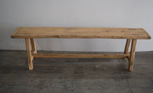 Made To Order: Long solid Wood bench Antique Inspired