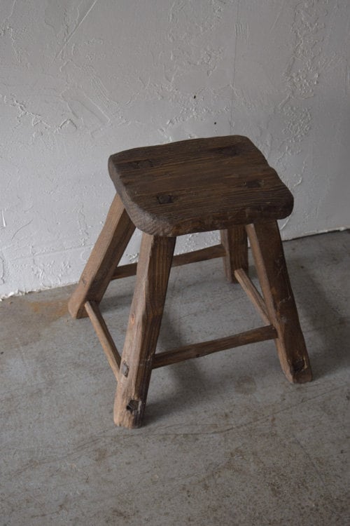 Made To Order: Small Unique Vintage-Style Wooden Stool