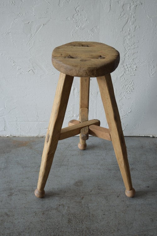 Made To Order: Unique Round Accent Stool/ Display Stand