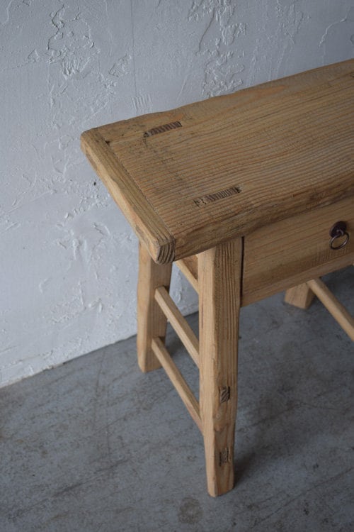 Made-To-Order: Small Accent Table with Drawer Antique-Inspired 24" L