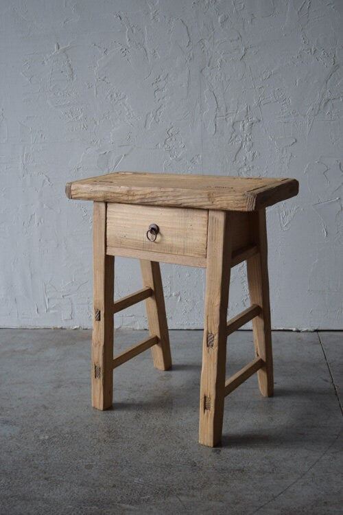 Made-To-Order: Small Accent Table with Drawer Antique-Inspired 24" L