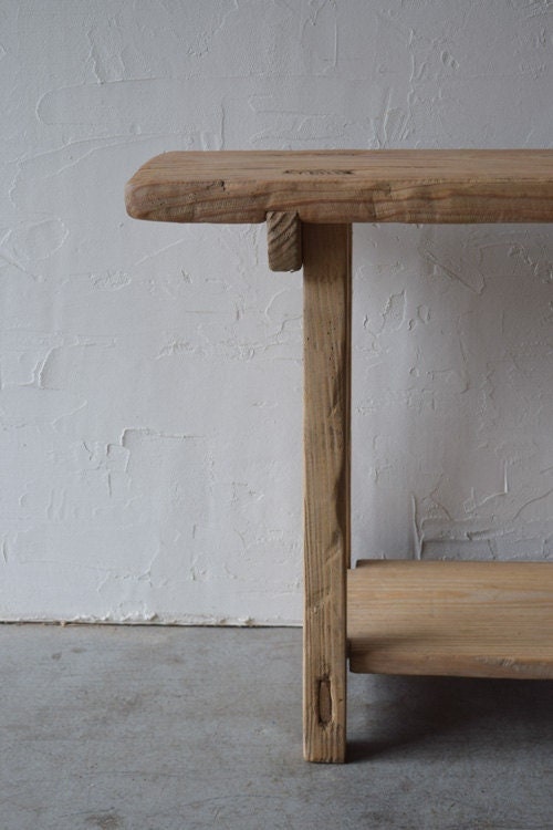 Made-To-Order: Long Solid Wood Console Table 68" Long