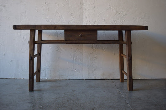 Made To Order: Beautiful Solid Wood Console With Drawer