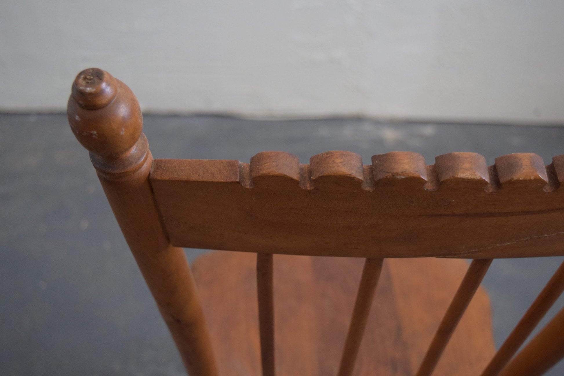 Antique Children's Spindle Back Windsor Chair