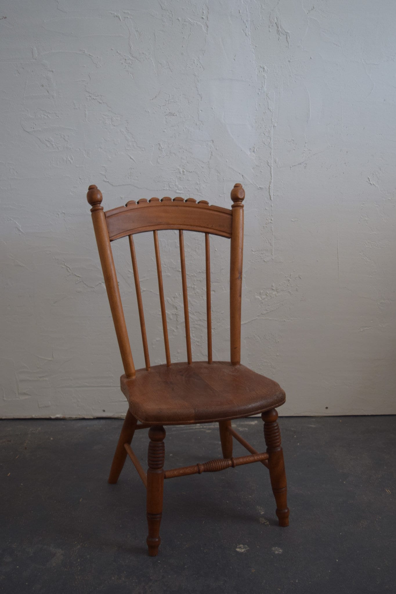 Antique Children's Spindle Back Windsor Chair