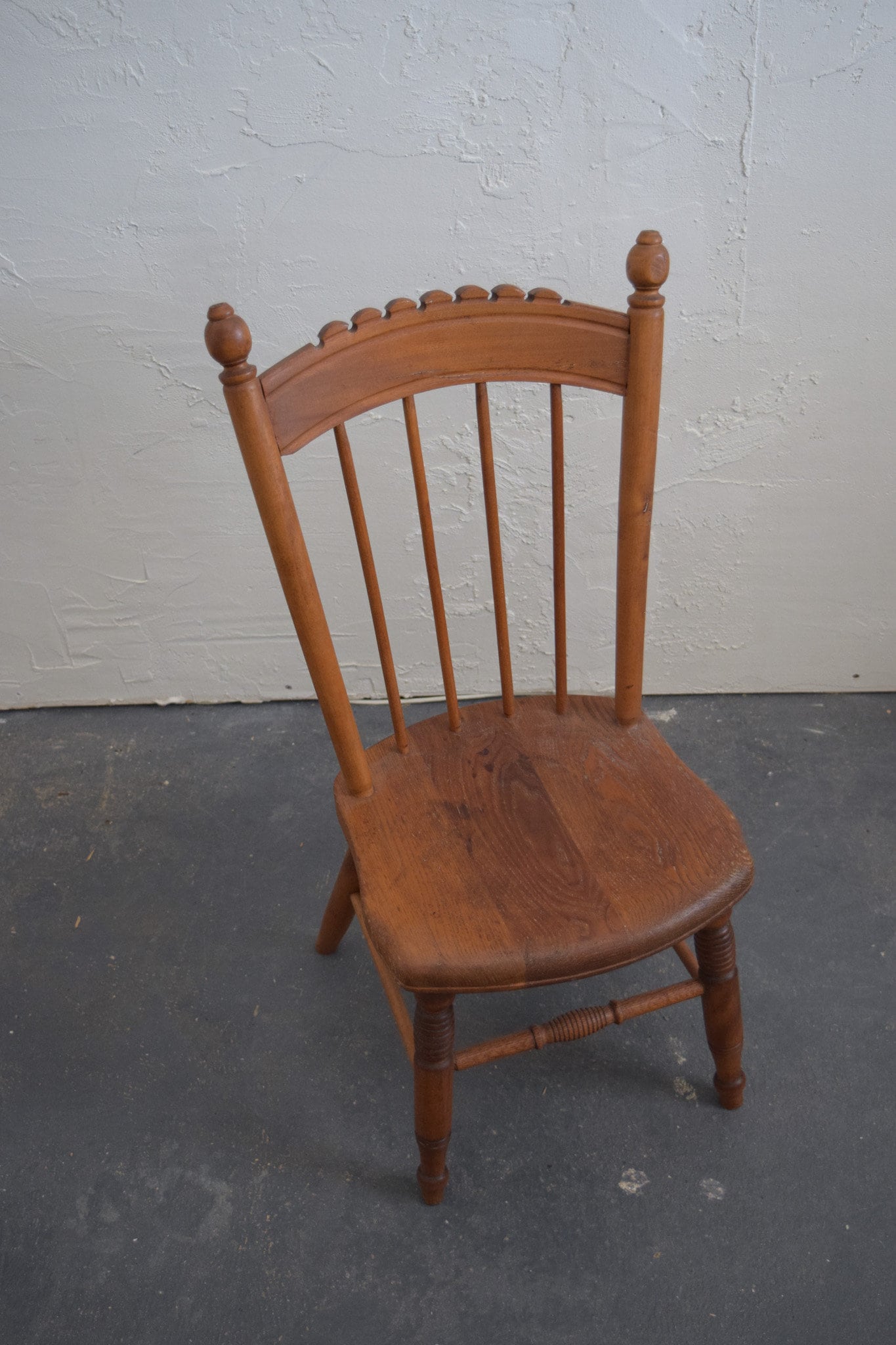 Antique Children's Spindle Back Windsor Chair