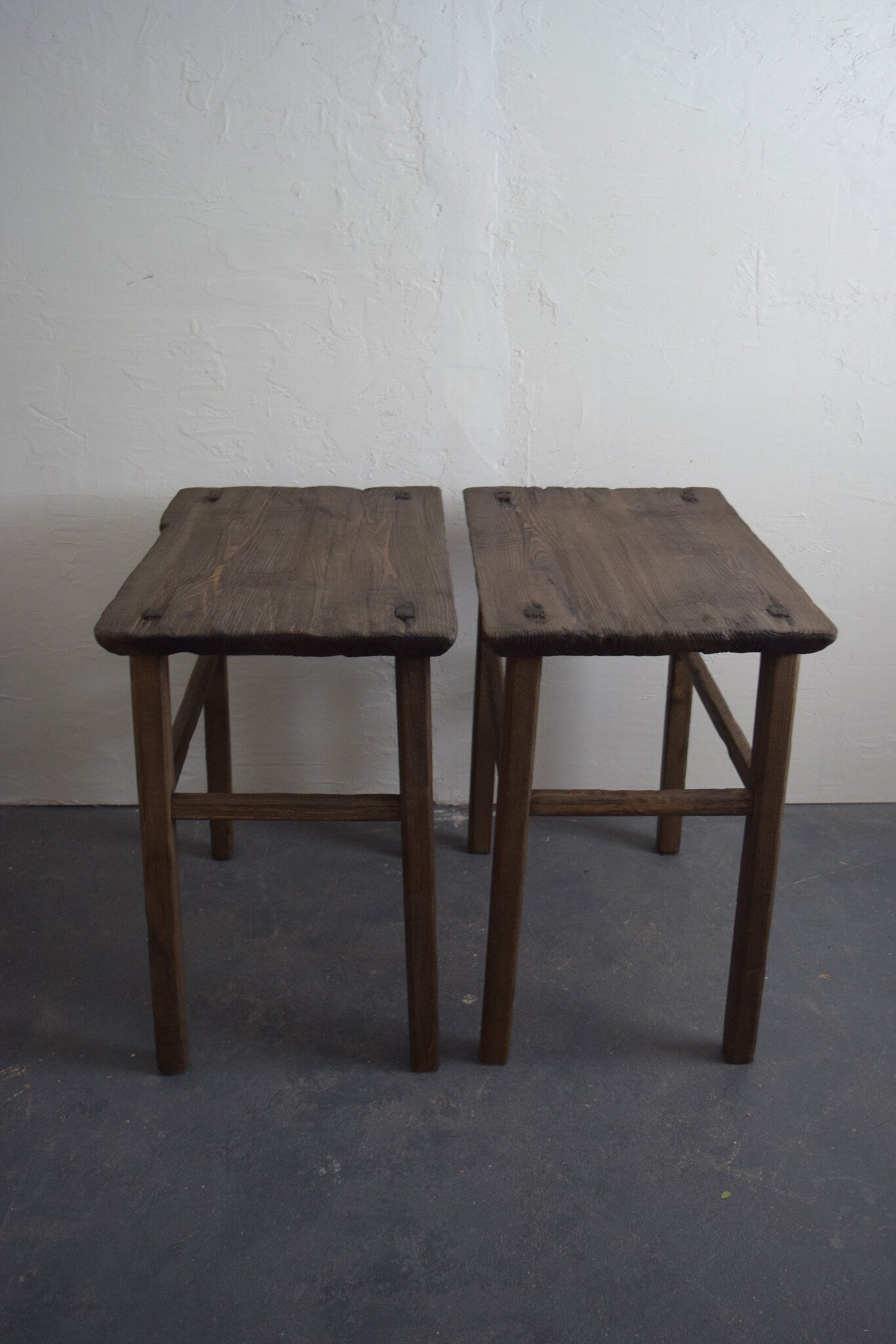 Set Of Dark Large Accent Tables