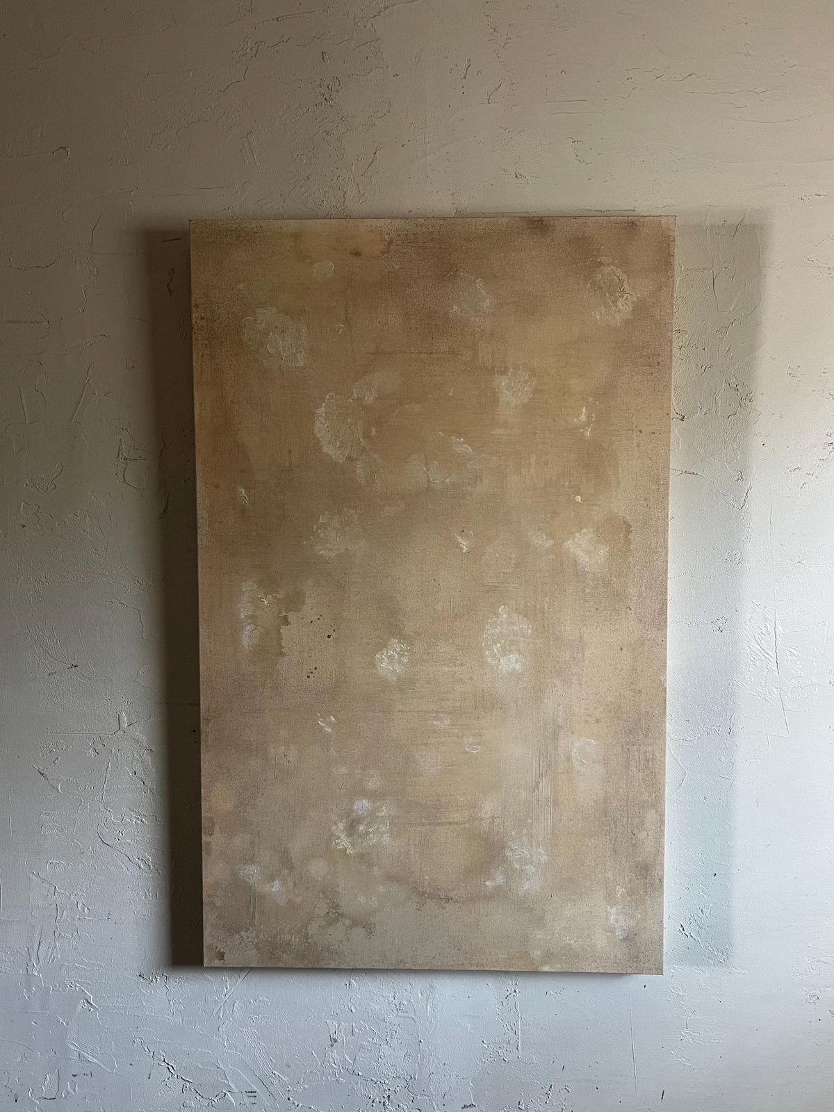 Linen — original mixed media painting by Jessica, full artwork