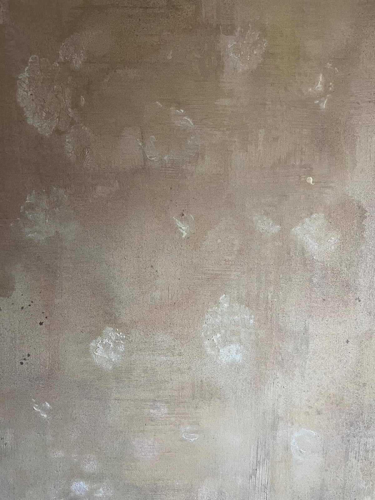 Linen — original mixed media painting by Jessica, detail 2