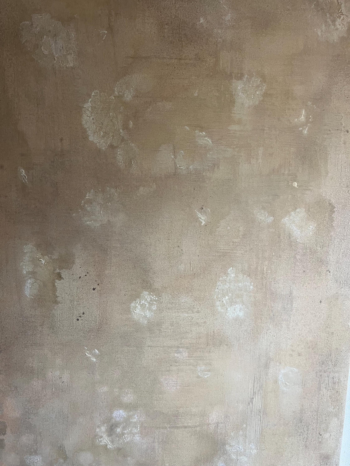 Linen — original mixed media painting by Jessica, detail 6