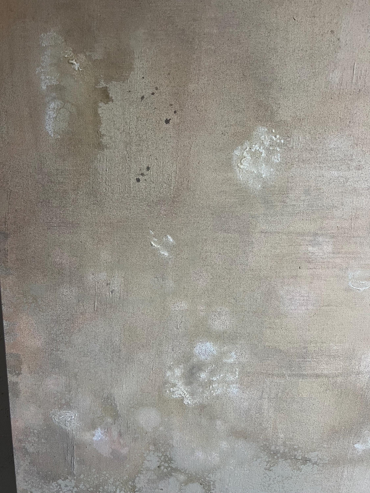 Linen — original mixed media painting by Jessica, detail 8