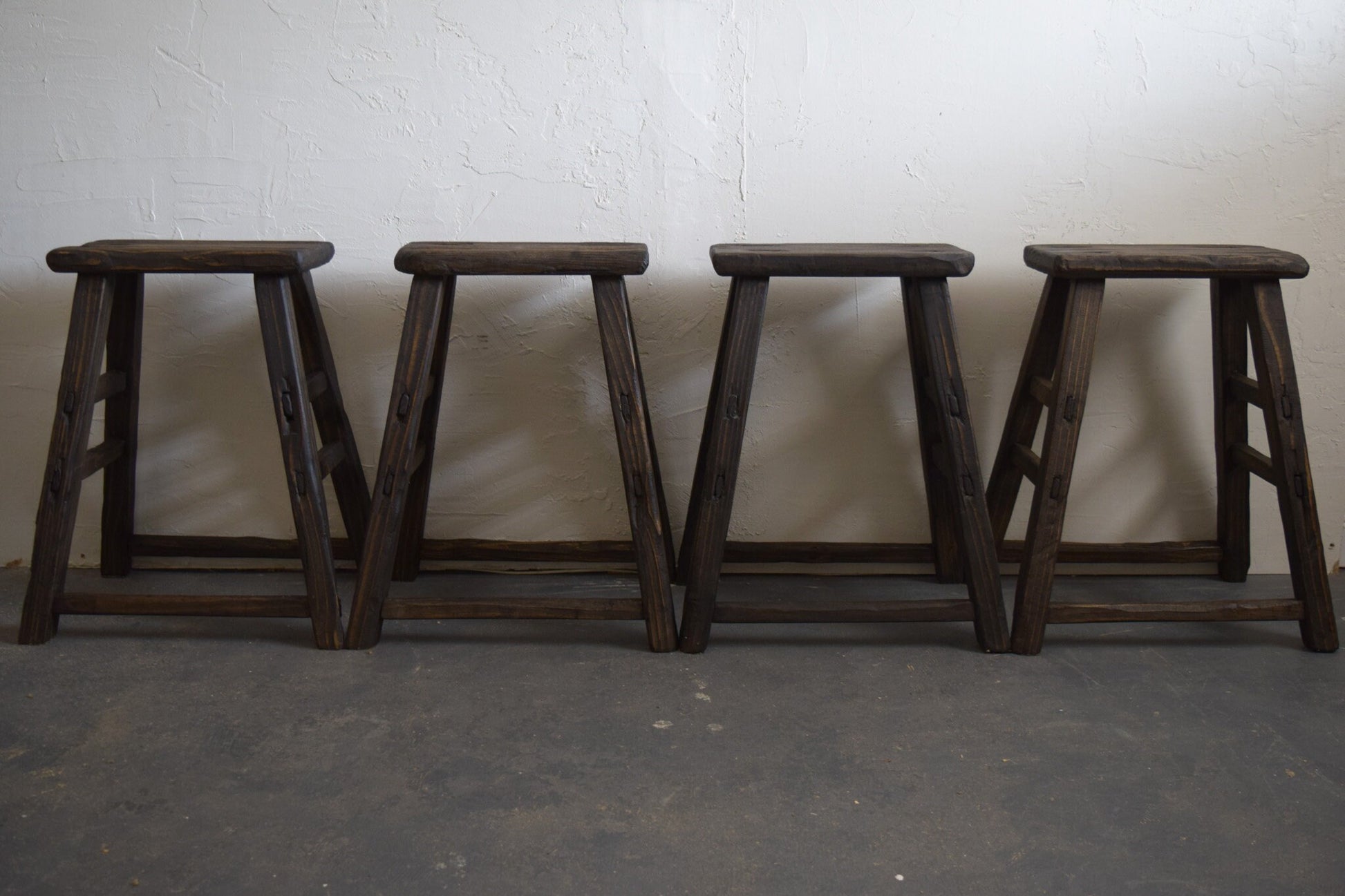 Counter Height Dark Wooden Stools (sold individually)